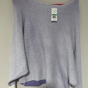 Dry Goods Off-the-Shoulder Sweater - Light Gray